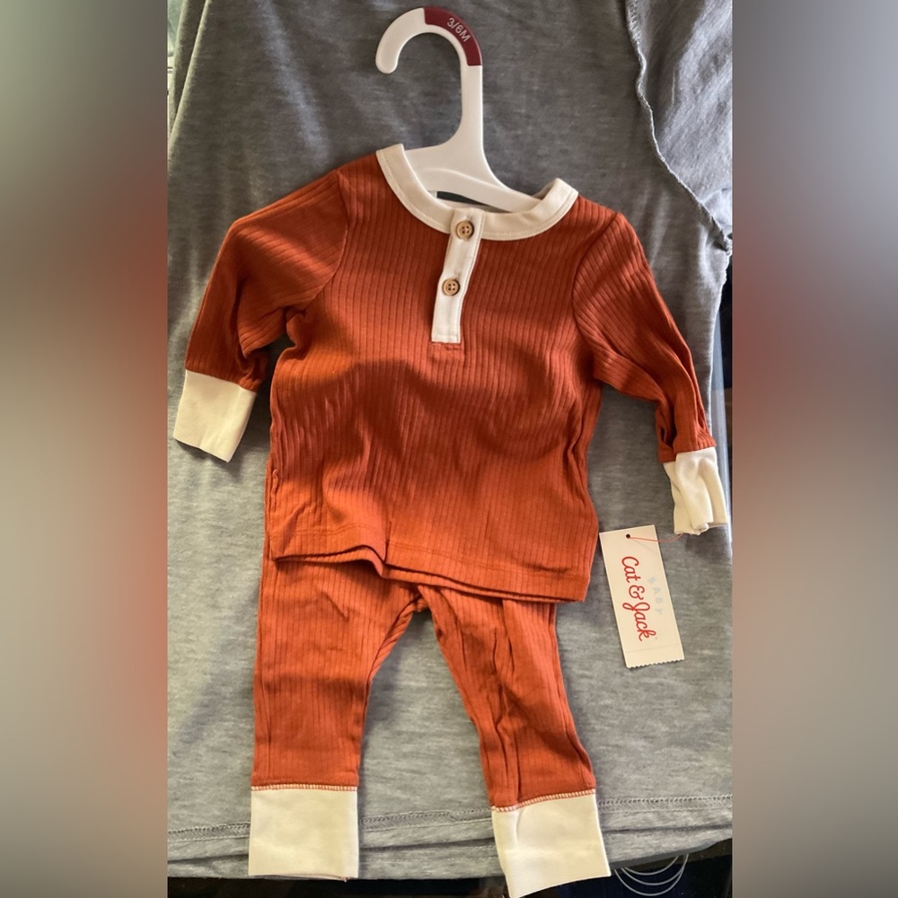 Cat & Jack ribbed Henley set